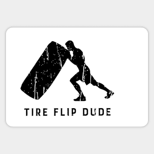 TIRE FLIP DUDE Sticker